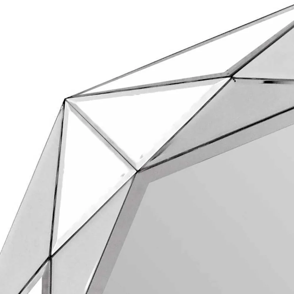 Wohnen Design Wandspiegel in polygoner Form - Pilot