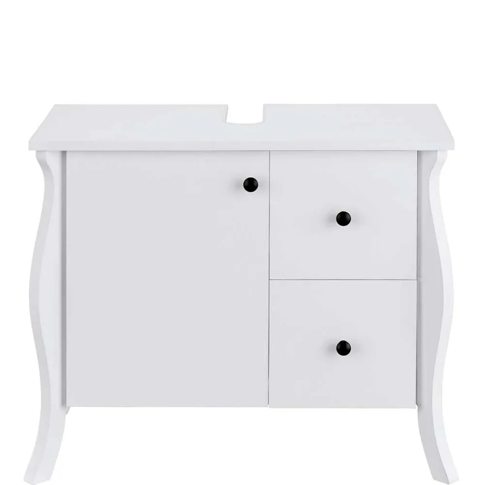 Wohnen Waschtisch|Waschbeckenunterschränke*Design Waschbecken-Unterschrank in Weiß - Besi