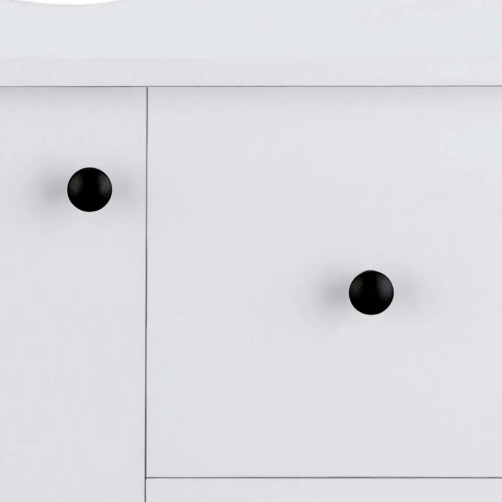 Wohnen Waschtisch|Waschbeckenunterschränke*Design Waschbecken-Unterschrank in Weiß - Besi