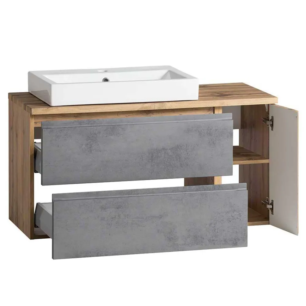 Wohnen Design Waschtisch mit Aufsatzbecken - Mia