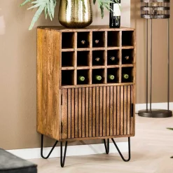 Wohnen Design Weinschrank mit 15 Flaschenfächern - Baina