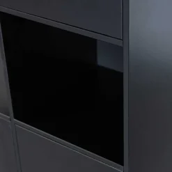 Wohnen Design Wohnzimmerschrank links abgerundet - Niwidus