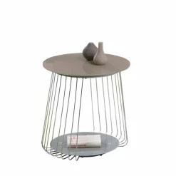 Wohnen Designermöbel*Design Wohnzimmertisch in Taupe - Denna