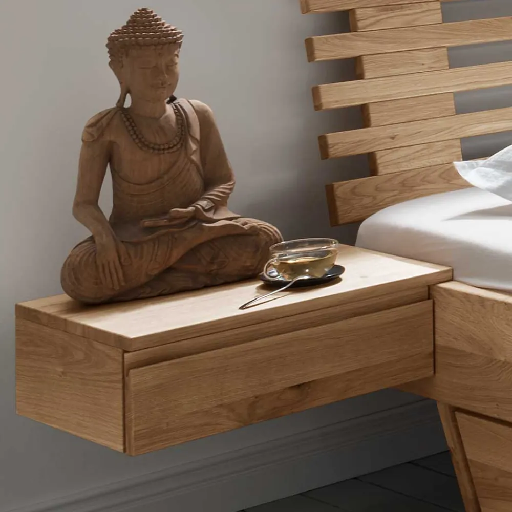 Wohnen Designbett & Nachtkonsolen - Zennian (dreiteilig)