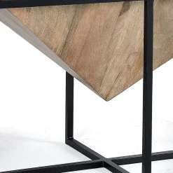 Wohnen Design-Couchtisch aus Mangobaum Massivholz - Rovakis