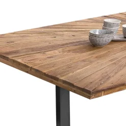 Wohnen Designer Esstisch aus Recyclingholz Teak - Lolly