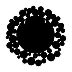 Wohnen Spiegel|Flurspiegel*Designer Glasspiegel in Grau & Silber - Martinez