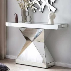 Wohnen Designer Konsolentisch aus Spiegelglas - Adendro