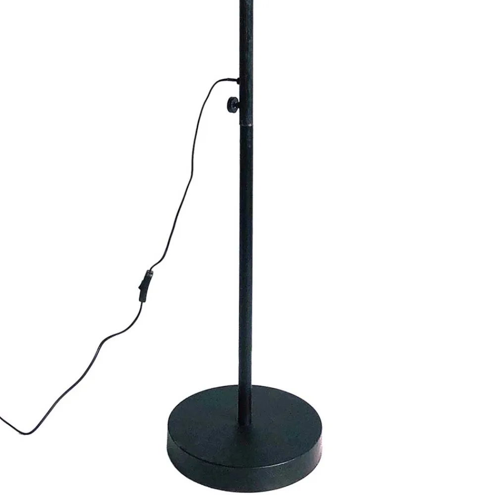 Wohnen Designer Stehlampe in Schwarz & Messingfarben - Milana