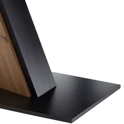 Wohnen Schwarze Möbel*Designer Säulentisch in Wildeiche NB - Craig