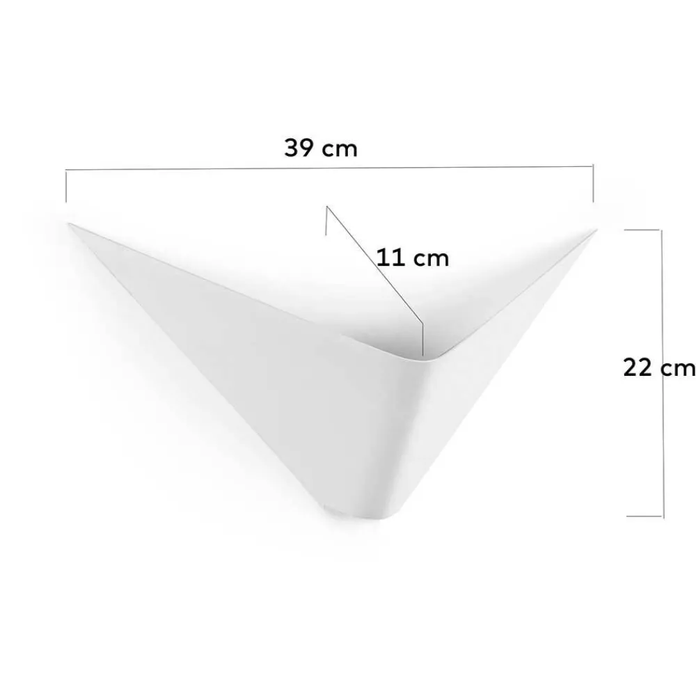 Wohnen Designer Wandlampe in Weiß - Bean