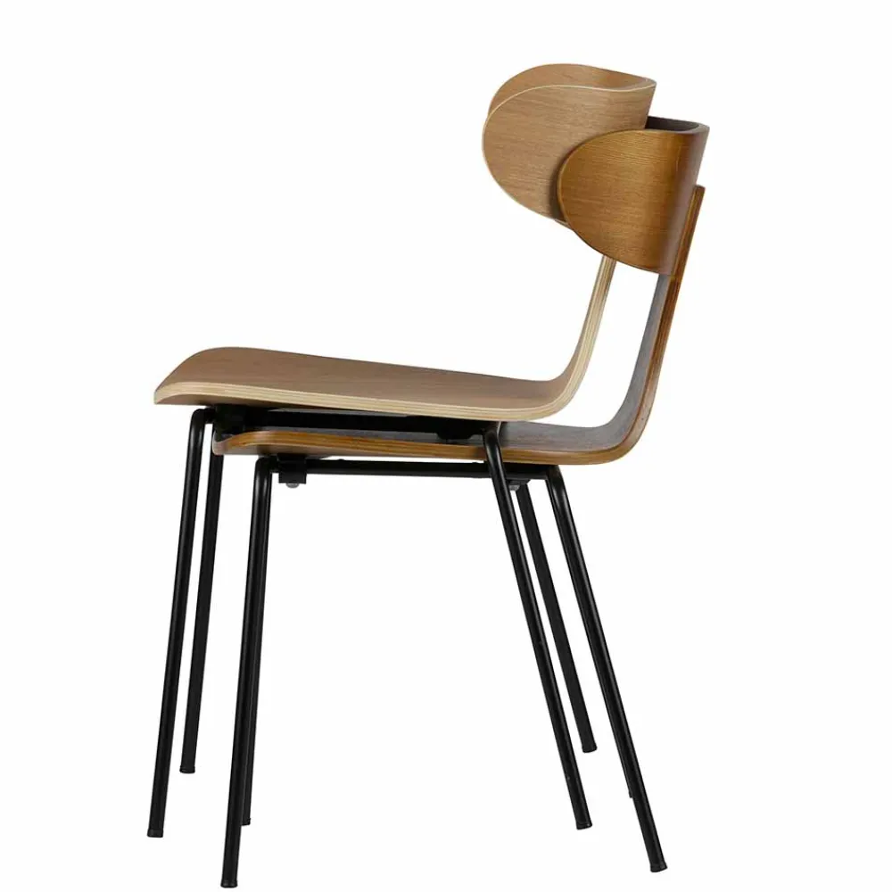 Wohnen Designermöbel*Designerstuhl Set Anoria stapelbar (2er Set)