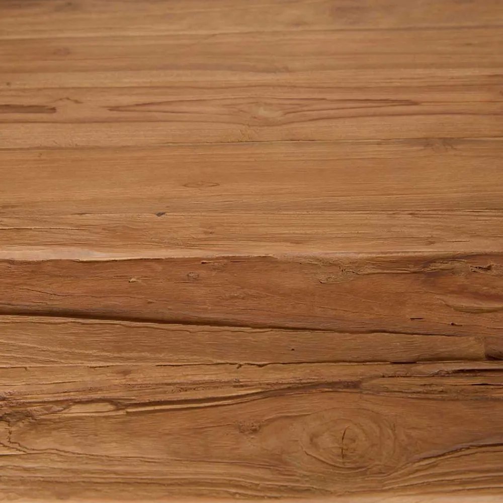 Wohnen Braune Möbel|Loft Möbel*Design-Esstisch aus Altholz Teak - Canarie
