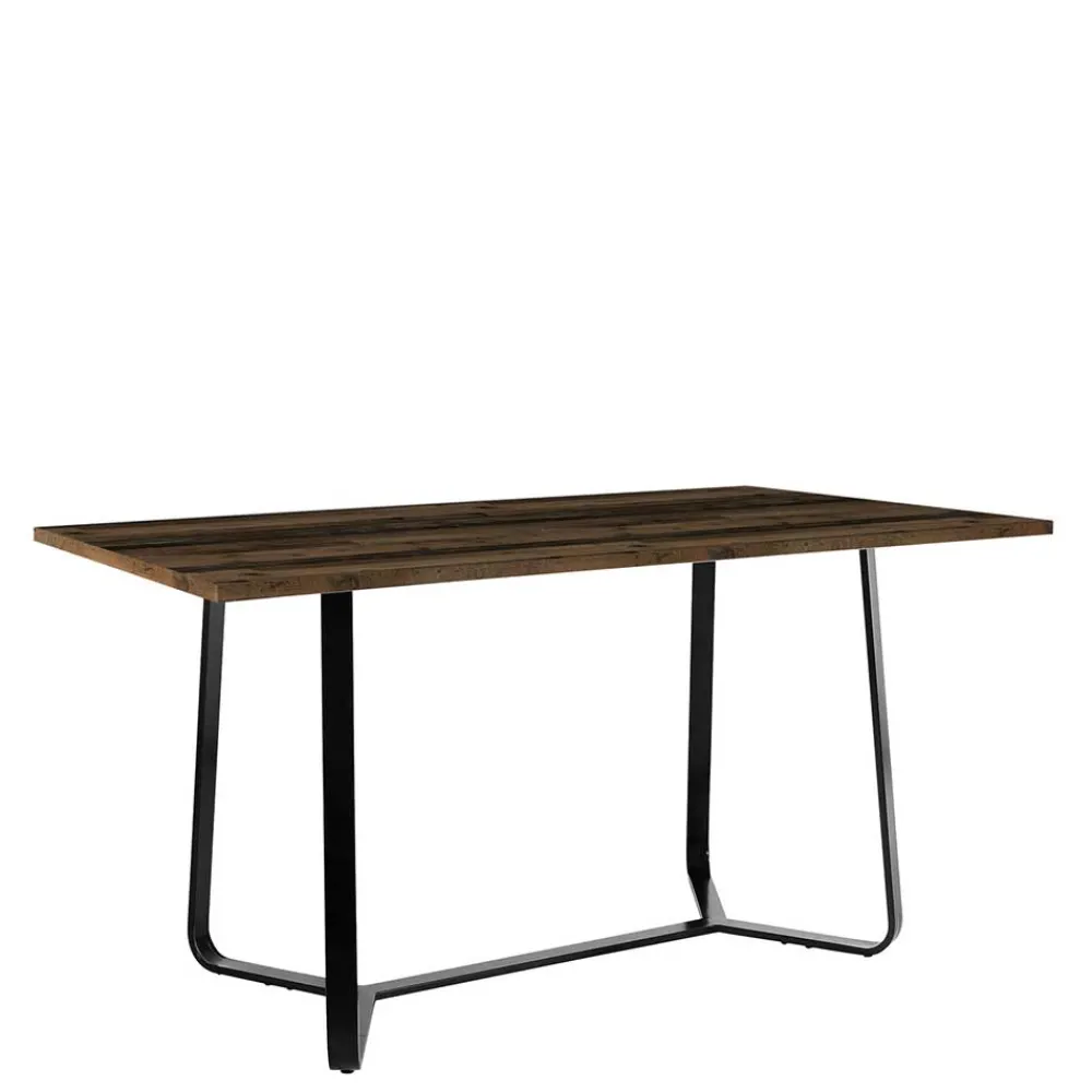 Wohnen Design-Esstisch in Altholz Optik - Ponzet