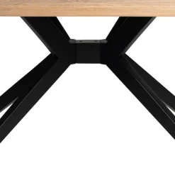 Wohnen Schwarze Möbel|Küchentische*Design-Esstisch mit Baumkanten - Slavidra