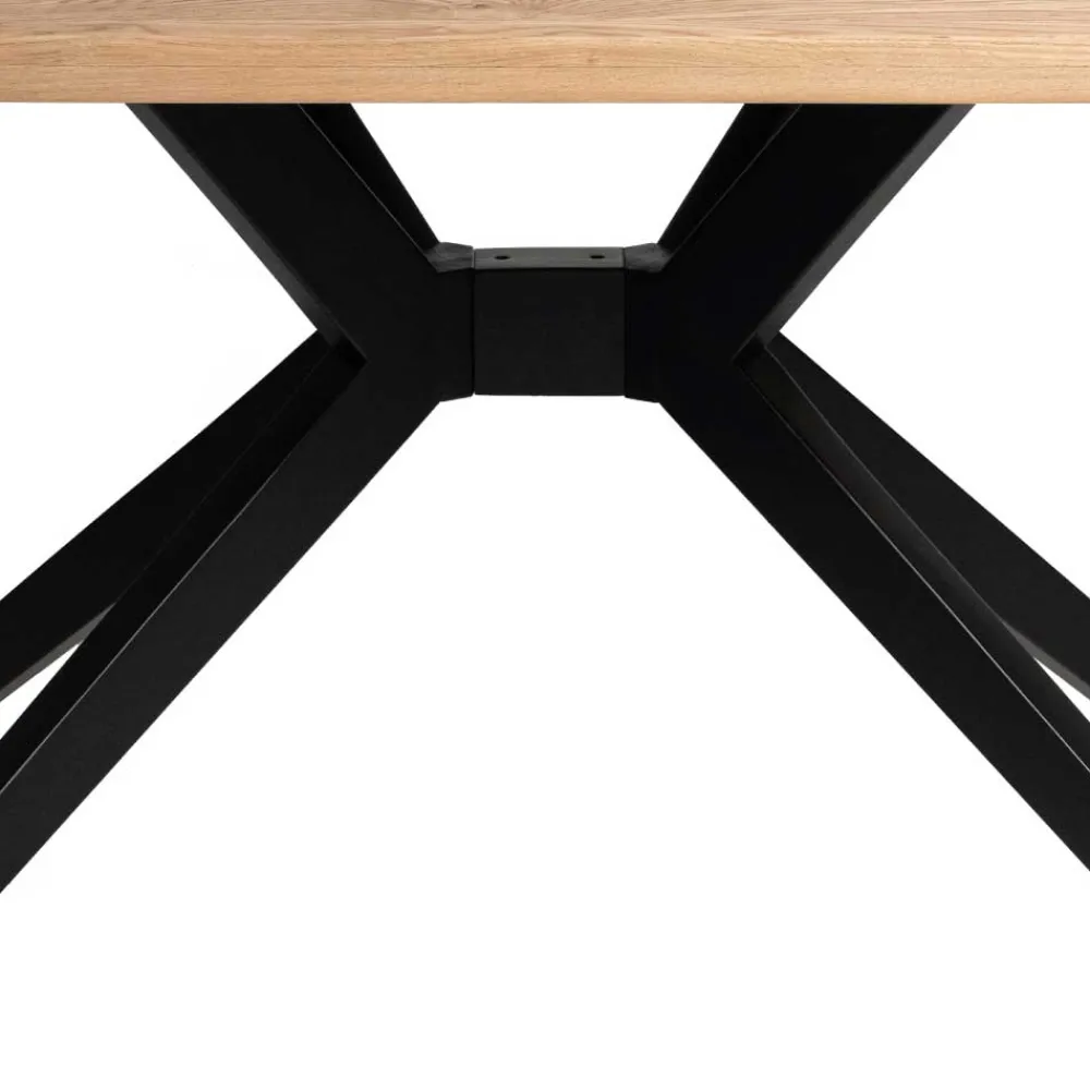 Wohnen Schwarze Möbel|Küchentische*Design-Esstisch mit Baumkanten - Slavidra