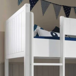 Kinder Wohnen Design-Etagenbett Maggy in Weiß