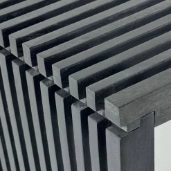 Wohnen Schuhschränke|Küchenbänke*Design-Garderobenbank in Schwarz - Andarina