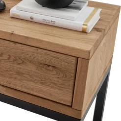 Wohnen Kommoden|Nachttische*Design-Nachttisch aus Wildeiche Massivholz - Sangre