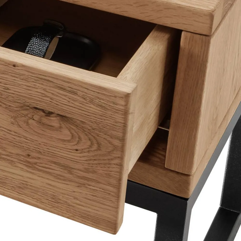 Wohnen Kommoden|Nachttische*Design-Nachttisch aus Wildeiche Massivholz - Sangre