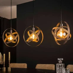 Wohnen Design-Pendelleuchte mit drei Schirmen - Jandaria