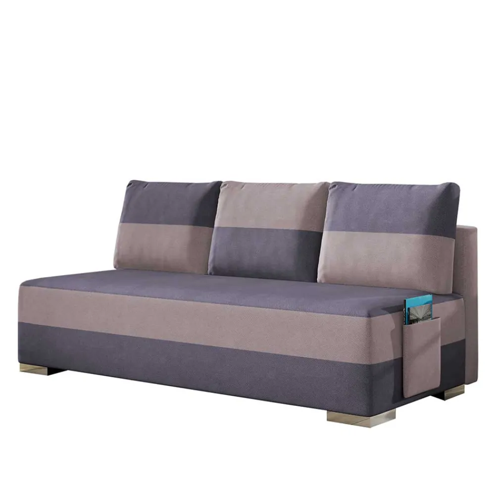 Wohnen Design-Schlafsofa in Mauve und Altrosa - Mamboria
