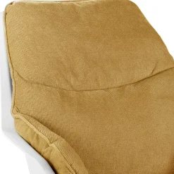 Wohnen Designsessel in Gelb und Weiß - Navarra (2er Set)