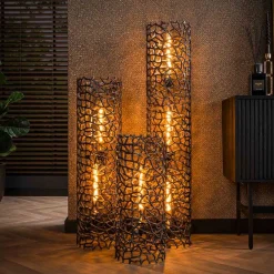 Wohnen Loft Möbel|Industrial Möbel*Design-Stehlampe in drei Höhen - Stecma