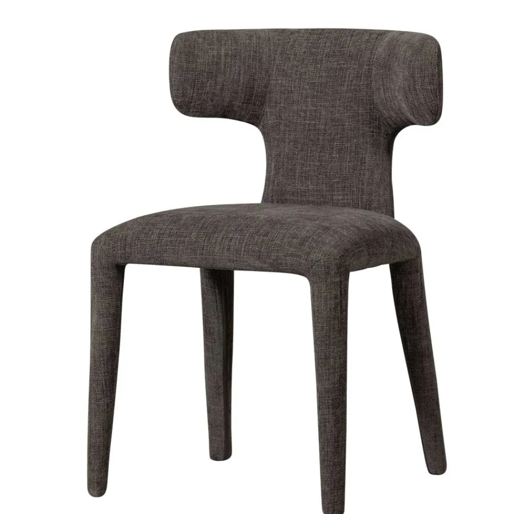 Wohnen Designstühle in Dunkelbraun Stoff - Mestecan (2er Set)