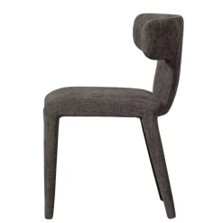 Wohnen Designstühle in Dunkelbraun Stoff - Mestecan (2er Set)