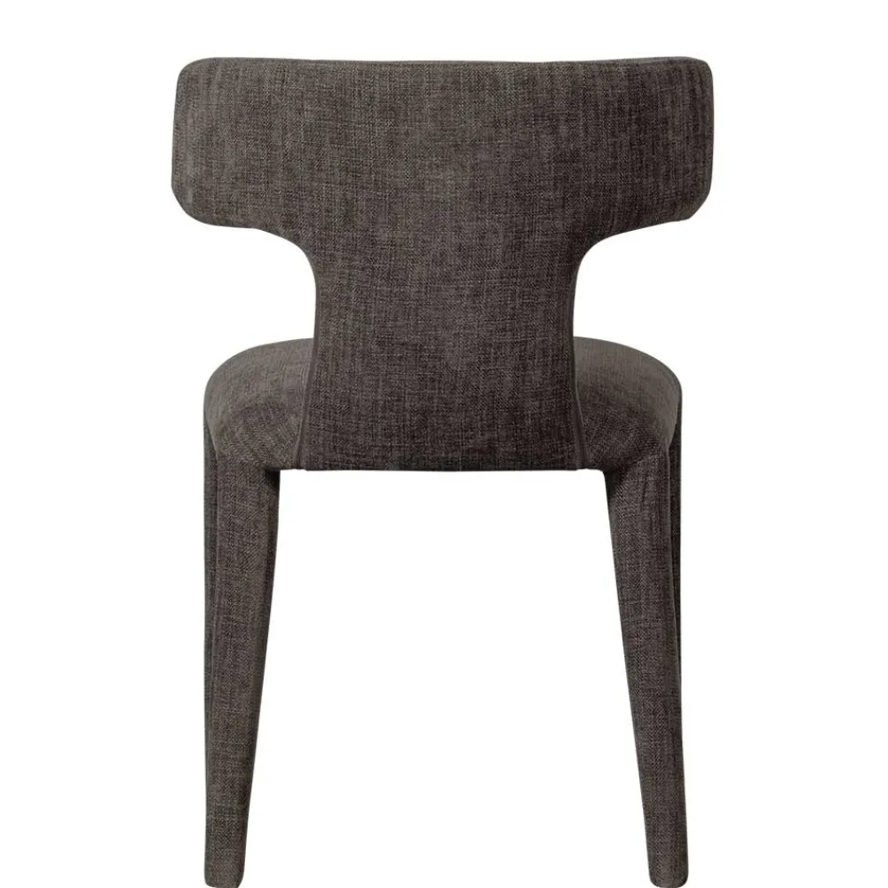 Wohnen Designstühle in Dunkelbraun Stoff - Mestecan (2er Set)