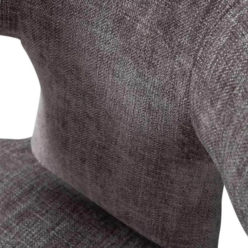 Wohnen Designstühle in Dunkelbraun Stoff - Mestecan (2er Set)