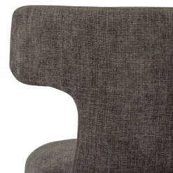 Wohnen Designstühle in Dunkelbraun Stoff - Mestecan (2er Set)