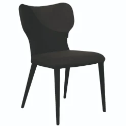 Wohnen Designermöbel*Designstühle in Schwarz Anthrazit - Chagunas (2er Set)