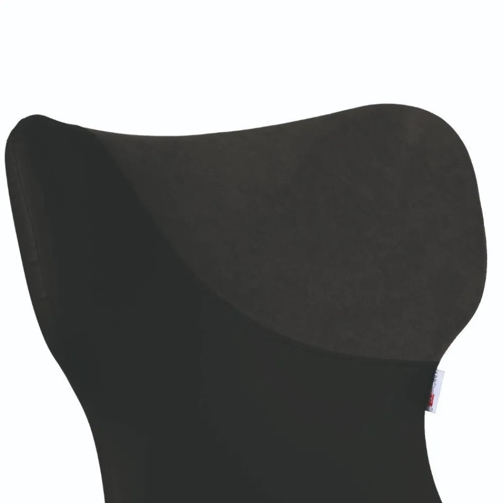 Wohnen Designermöbel*Designstühle in Schwarz Anthrazit - Chagunas (2er Set)