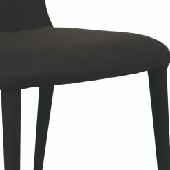 Wohnen Designermöbel*Designstühle in Schwarz Anthrazit - Chagunas (2er Set)