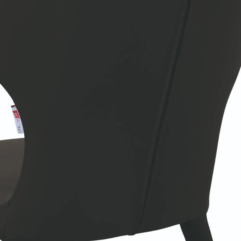 Wohnen Designermöbel*Designstühle in Schwarz Anthrazit - Chagunas (2er Set)