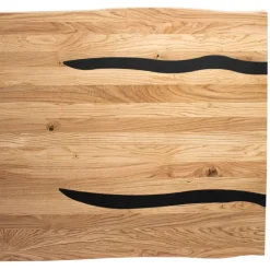 Wohnen Designtisch aus Eiche mit Baumkanten - Slavidra