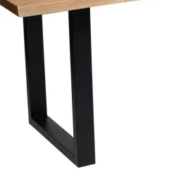 Wohnen Designtisch aus Eiche mit Baumkanten - Slavidra