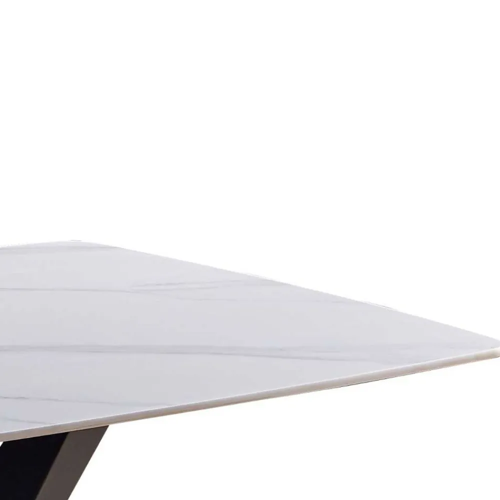 Wohnen Designtisch aus Sinterstein Marmor Weiß - Jonathan