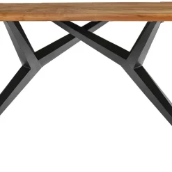 Wohnen Schwarze Möbel|Naturholzmöbel*Designtisch aus Teak Altholz - Marosso