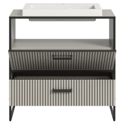 Wohnen Design-Waschtisch mit Aufsatzwaschbecken - Xena