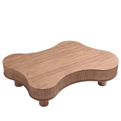 Wohnen Designermöbel*Design-Wohnzimmertisch in Walnuss Furnier - Foliage