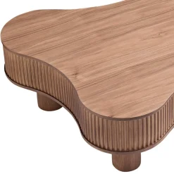 Wohnen Designermöbel*Design-Wohnzimmertisch in Walnuss Furnier - Foliage