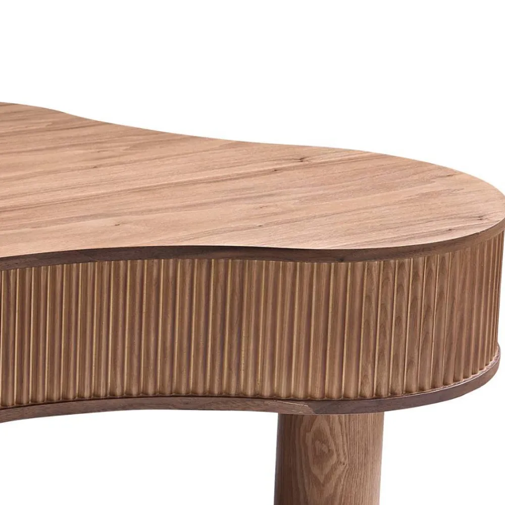 Wohnen Designermöbel*Design-Wohnzimmertisch in Walnuss Furnier - Foliage