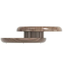 Wohnen Design-Wohnzimmertisch mit drehbarer Platte - Loisango