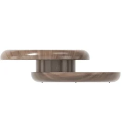 Wohnen Design-Wohnzimmertisch mit drehbarer Platte - Loisango