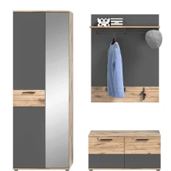 Wohnen Diele Komplett*Dielen Einrichtung Möbel Kombination - Catamaron (dreiteilig)