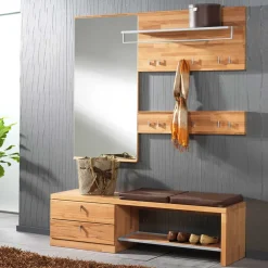 Wohnen Diele Komplett*Dielen Set Coestra aus Kernbuche (vierteilig)