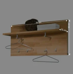 Wohnen Dielen Set Wislama aus Kernbuche Massivholz (fünfteilig)